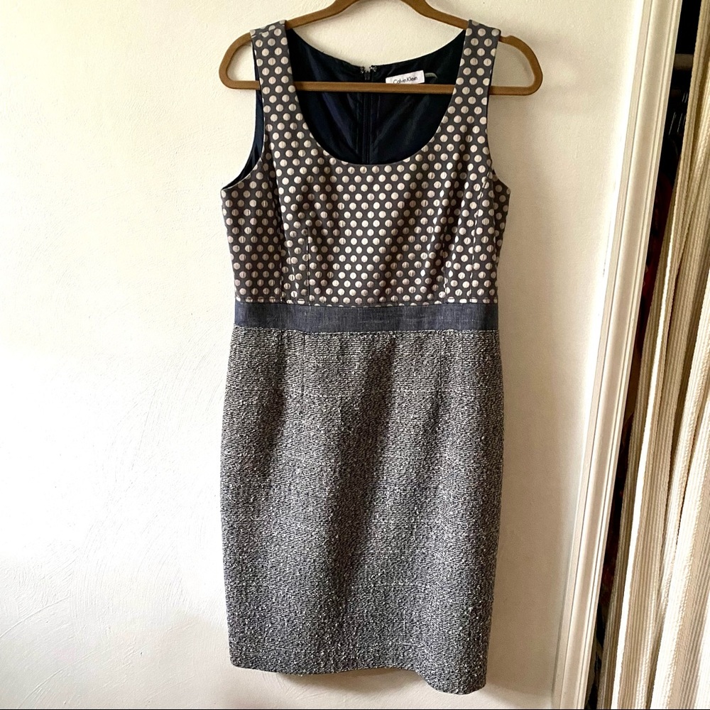 Calvin Klein Multi-print Dress Size 12